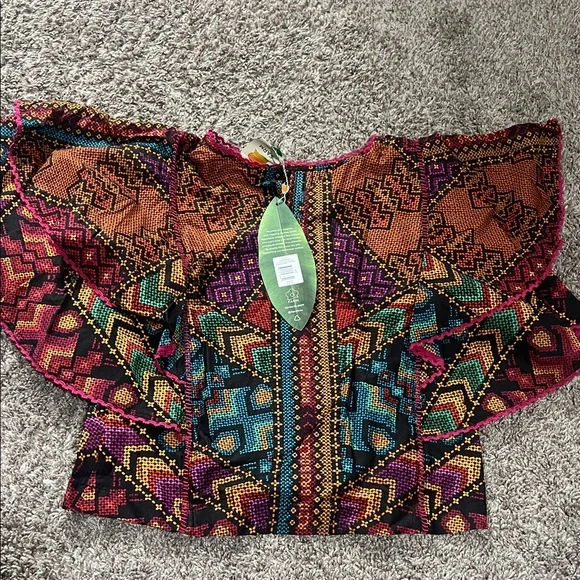 FARM Rio Multicolor Patterned Top - Picture 1 of 4